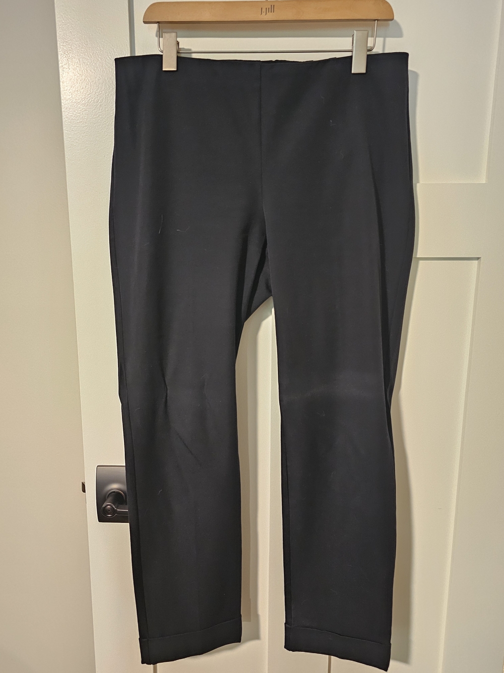 J. Jill Black Cropped Ankle Pants